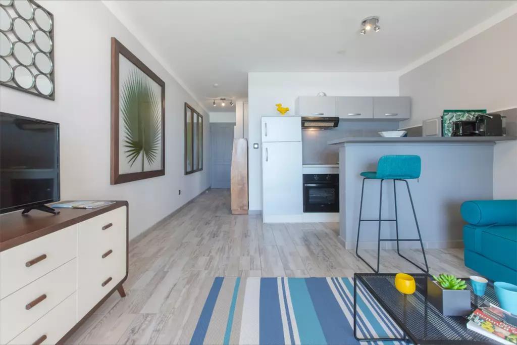 Le Petrel Blanc - Appartement Sur La Plage De La Souris Blanche Trois Bassins Exterior foto