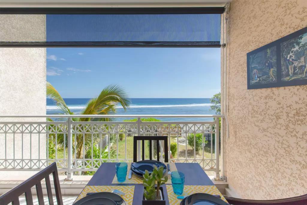 Le Petrel Blanc - Appartement Sur La Plage De La Souris Blanche Trois Bassins Exterior foto
